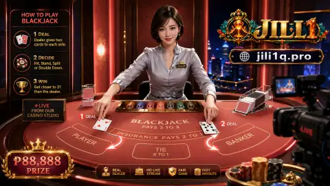 JILI1 live casino dealer hands and table rail during the pause reset and next ready state